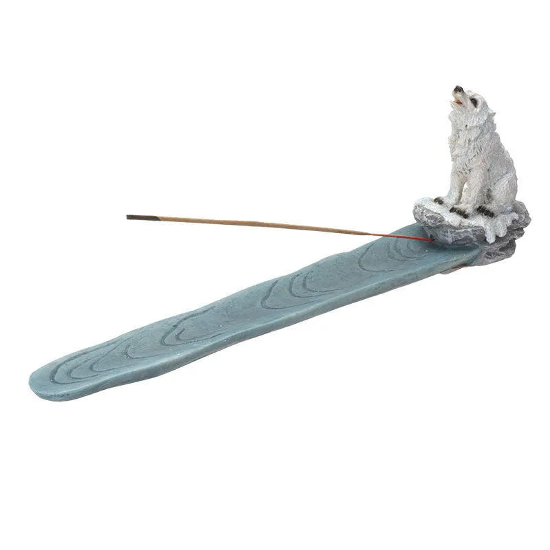 10.8" Wolf Stick Incense Burner