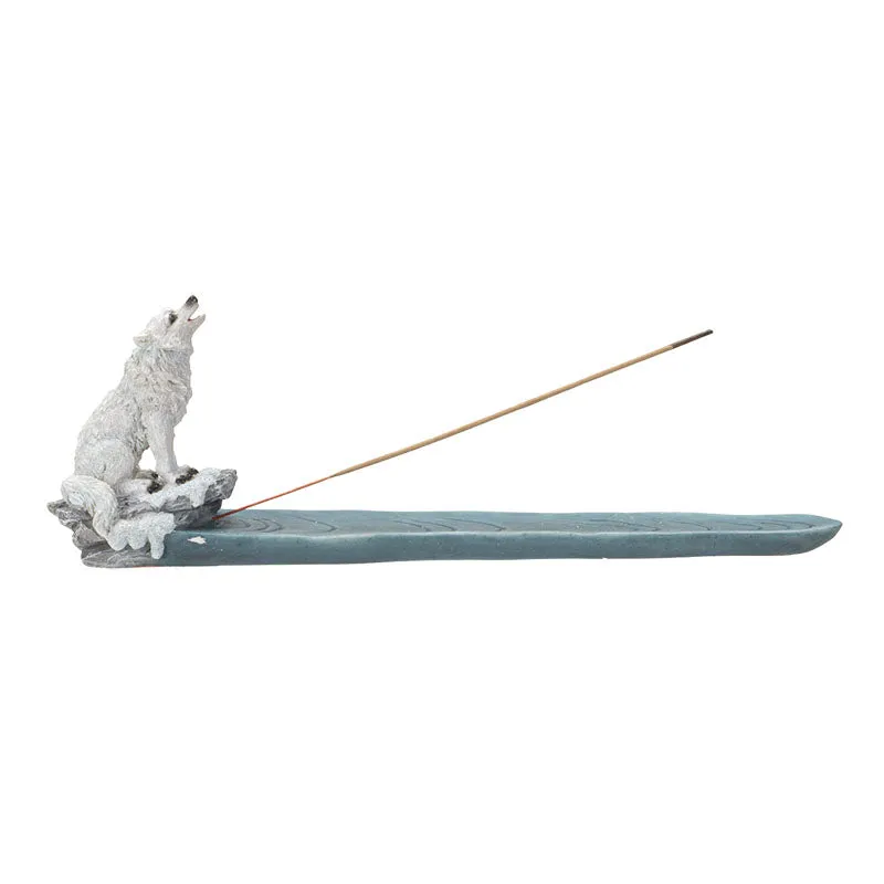 10.8" Wolf Stick Incense Burner