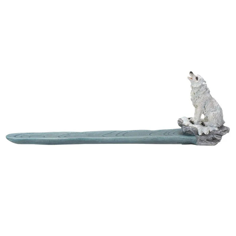 10.8" Wolf Stick Incense Burner