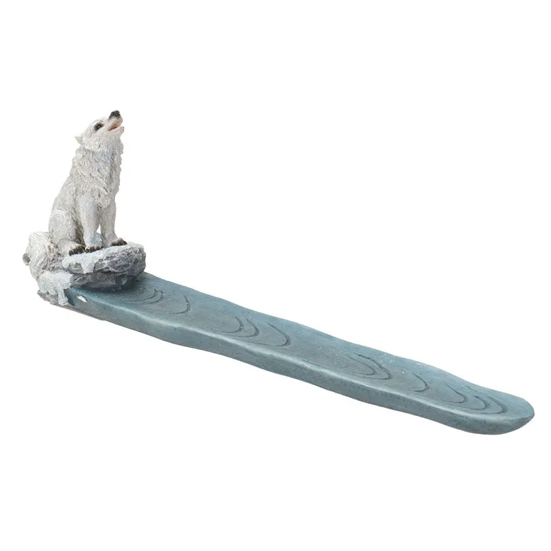 10.8" Wolf Stick Incense Burner