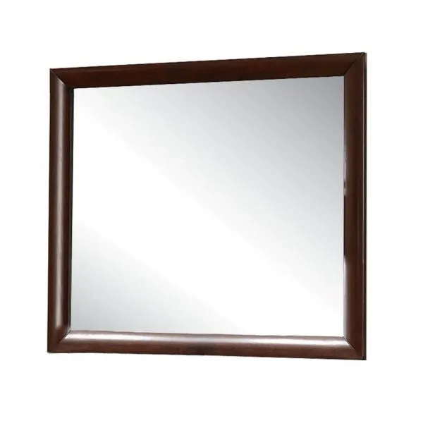 35 Espresso Framed Dresser Mirror