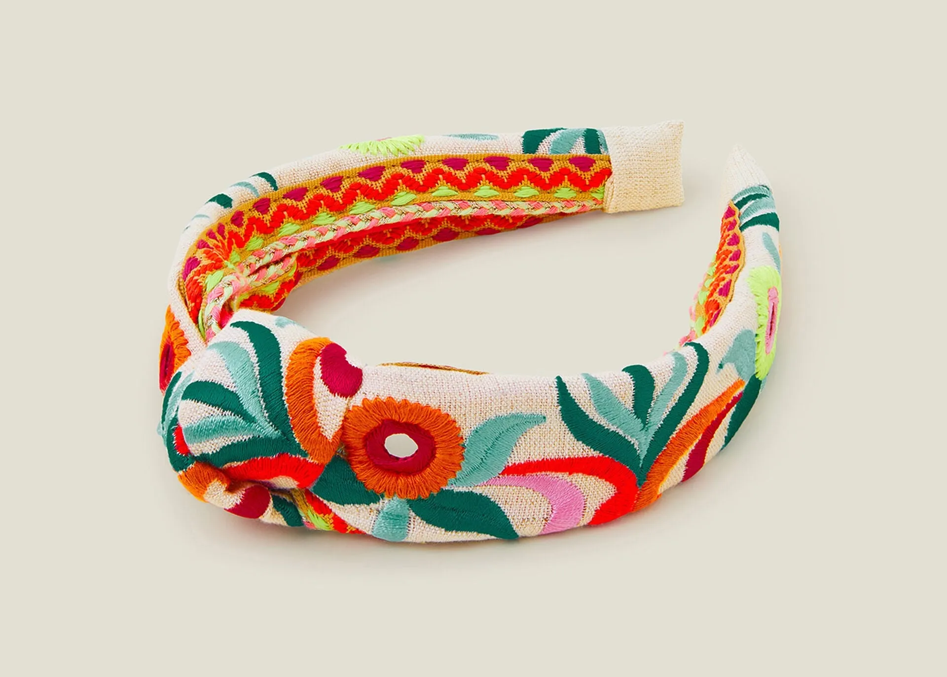 Accessorize London Women's Floral Embroidered Headband