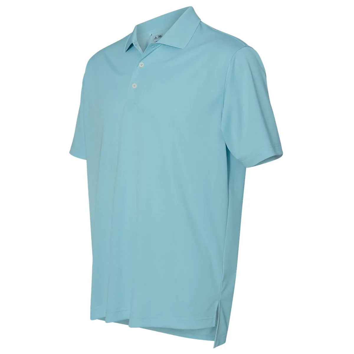 adidas Golf Men's Frost Blue/White Climalite Basic Sport Shirt