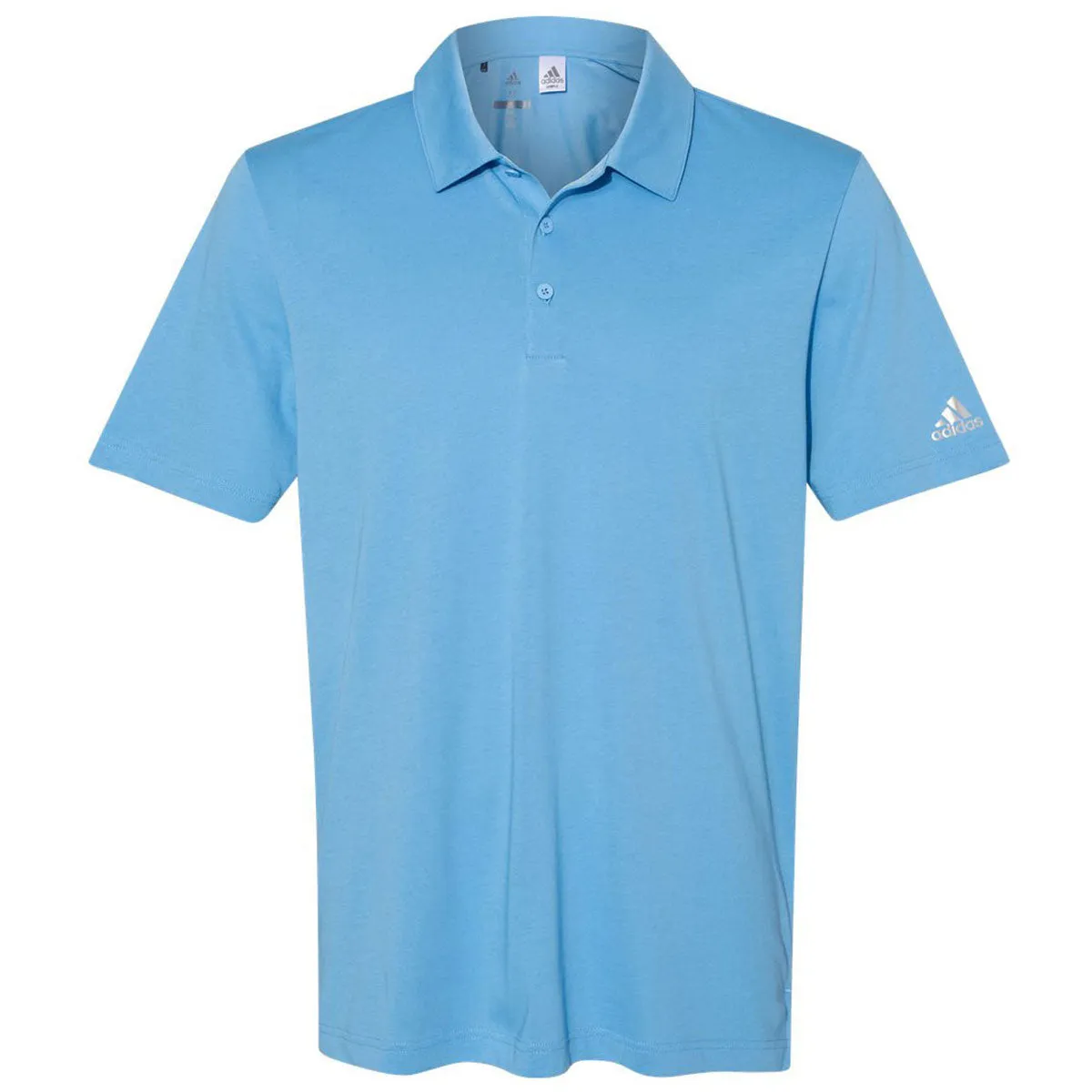 adidas Golf Men's Light Blue Cotton Hand Polo