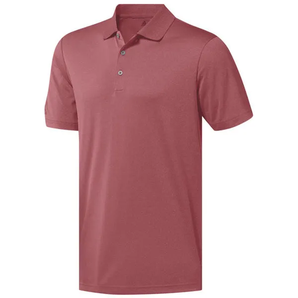 adidas Golf Men's Power Red Heather Heather Sport Shirt