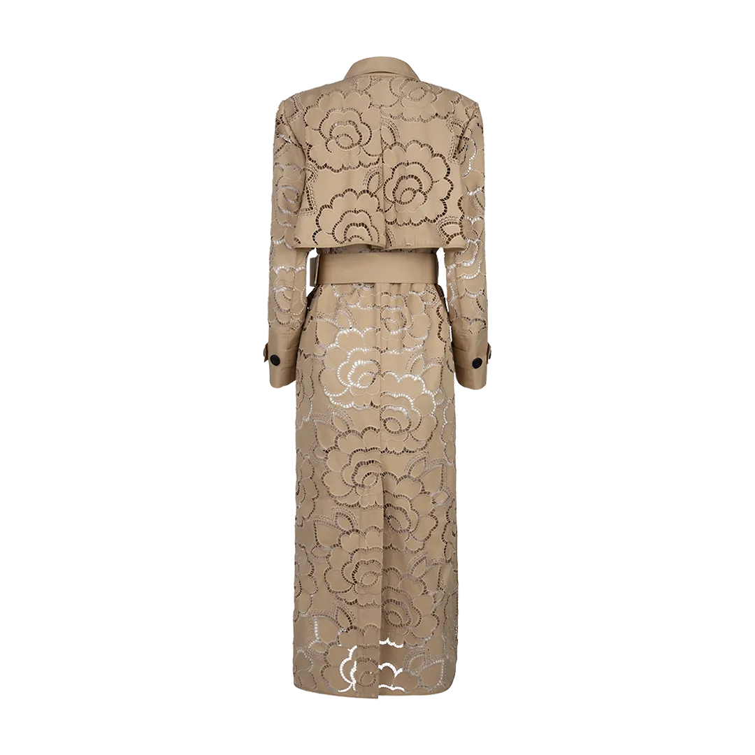 Arthur Embroidered Trench Coat