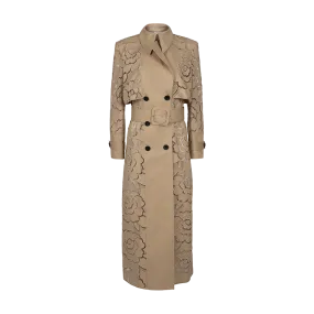 Arthur Embroidered Trench Coat