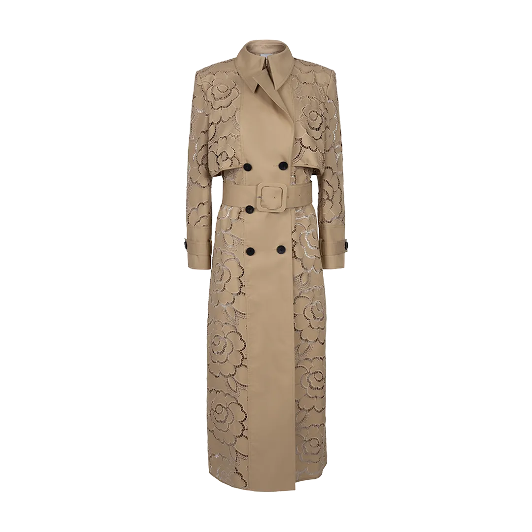 Arthur Embroidered Trench Coat