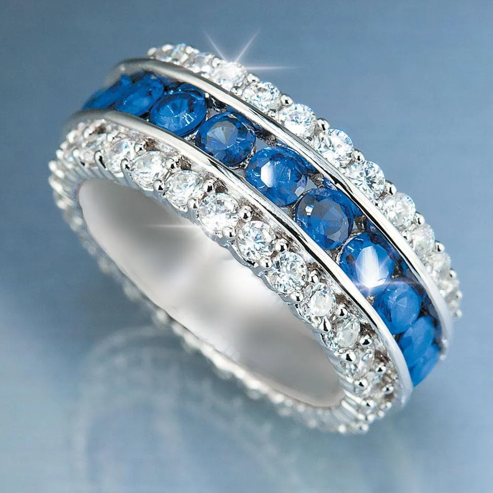 Azure Eternity Ring