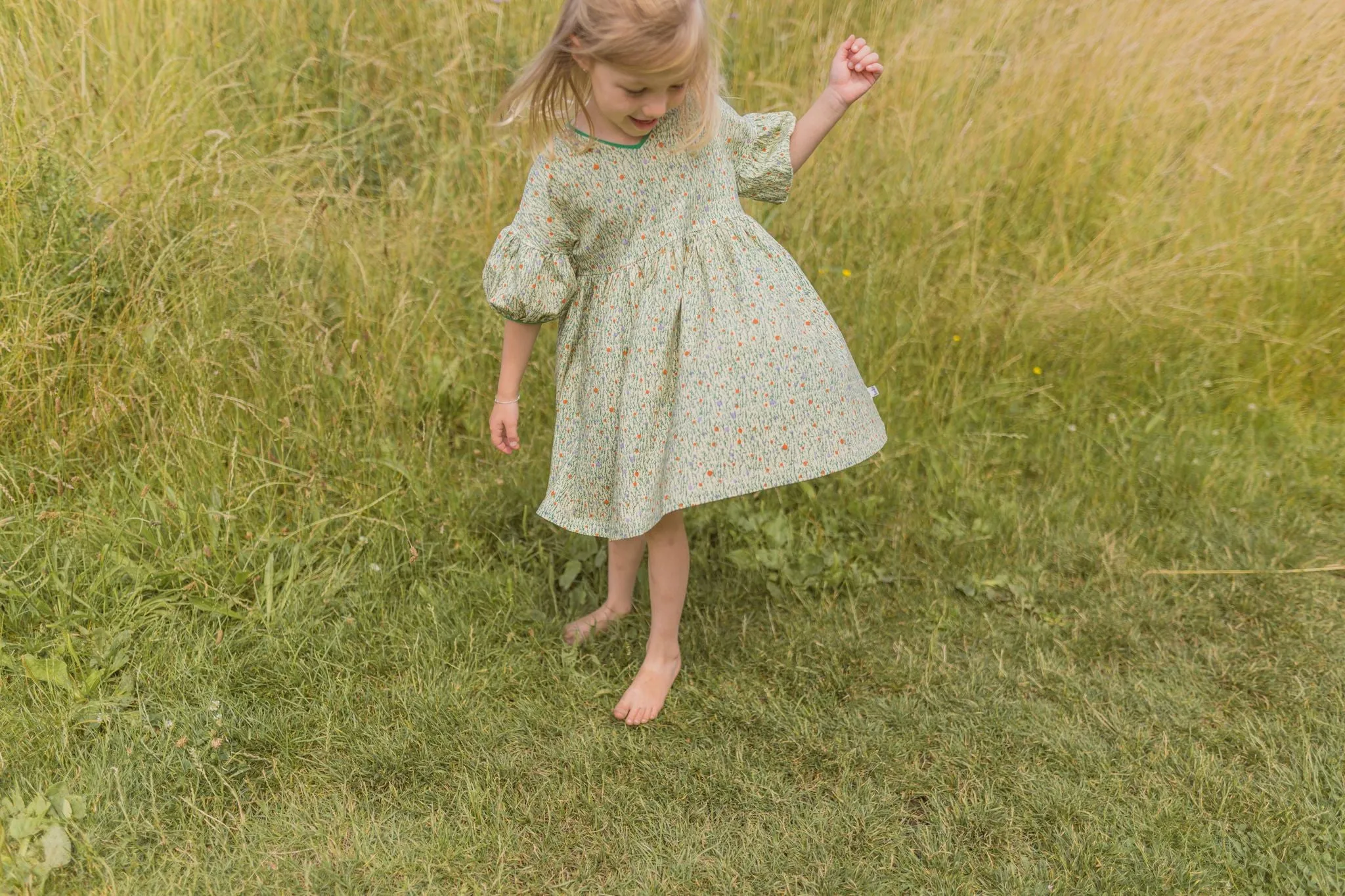 Ba*ba Kidswear Flower Field Ella Dress