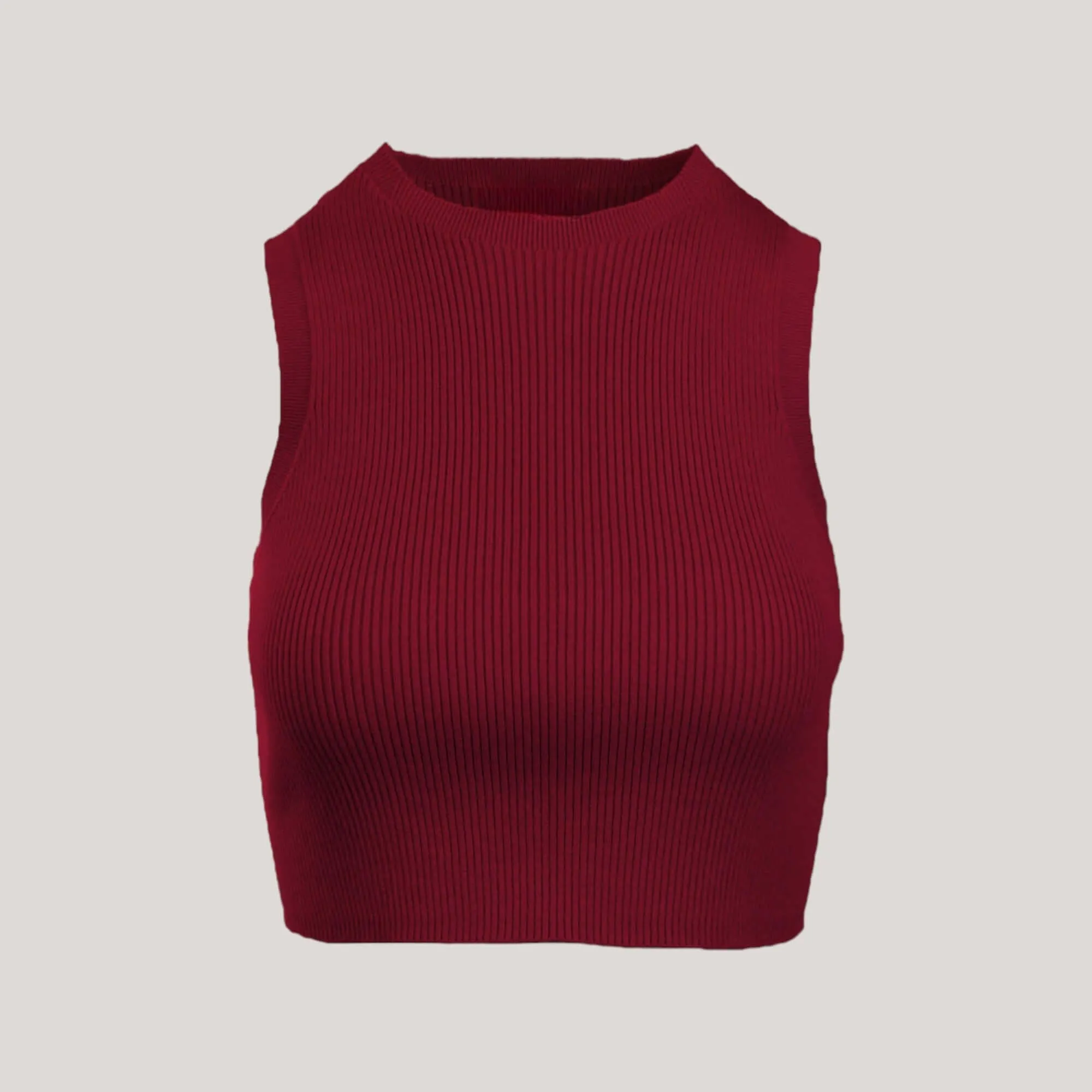 CAMILLE | Cropped Sleeveless Top