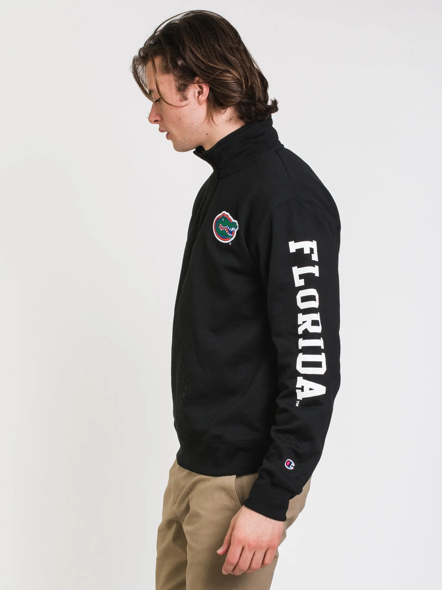 CHAMPION 1/4 ZIP FLORIDA UNIVERSITY SWEATER - CLEARANCE