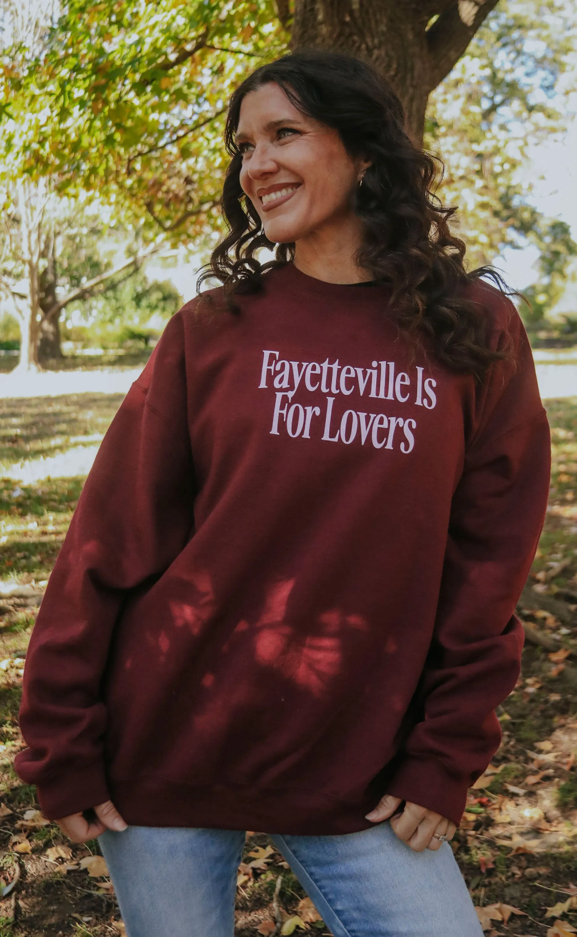 charlie southern: fayetteville is for lovers sweatshirt