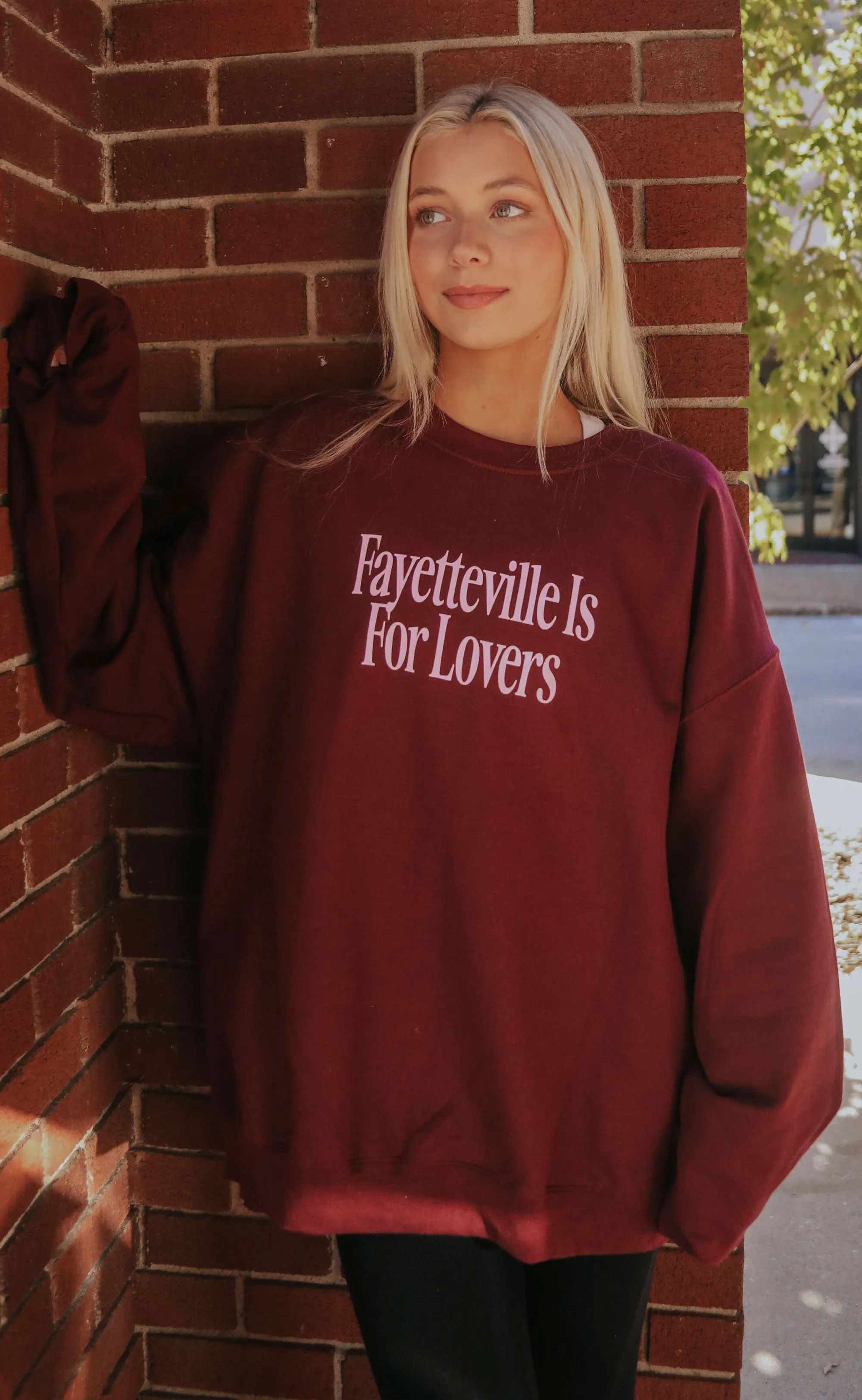 charlie southern: fayetteville is for lovers sweatshirt