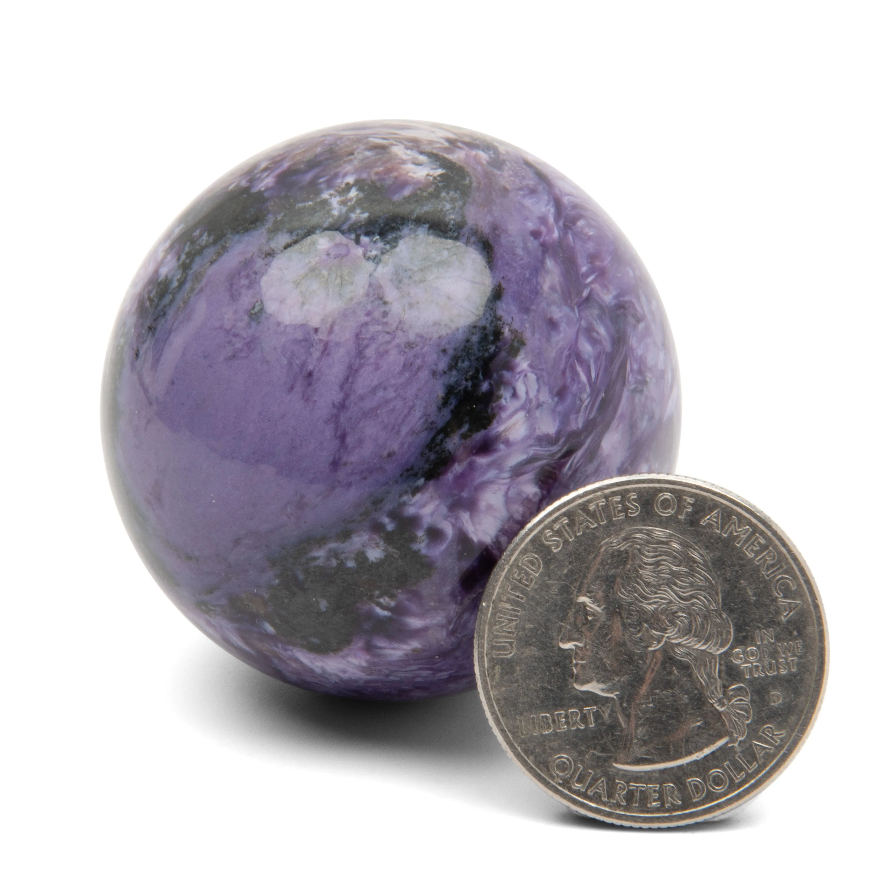 Charoite - Sphere, Polished, AA-Grade