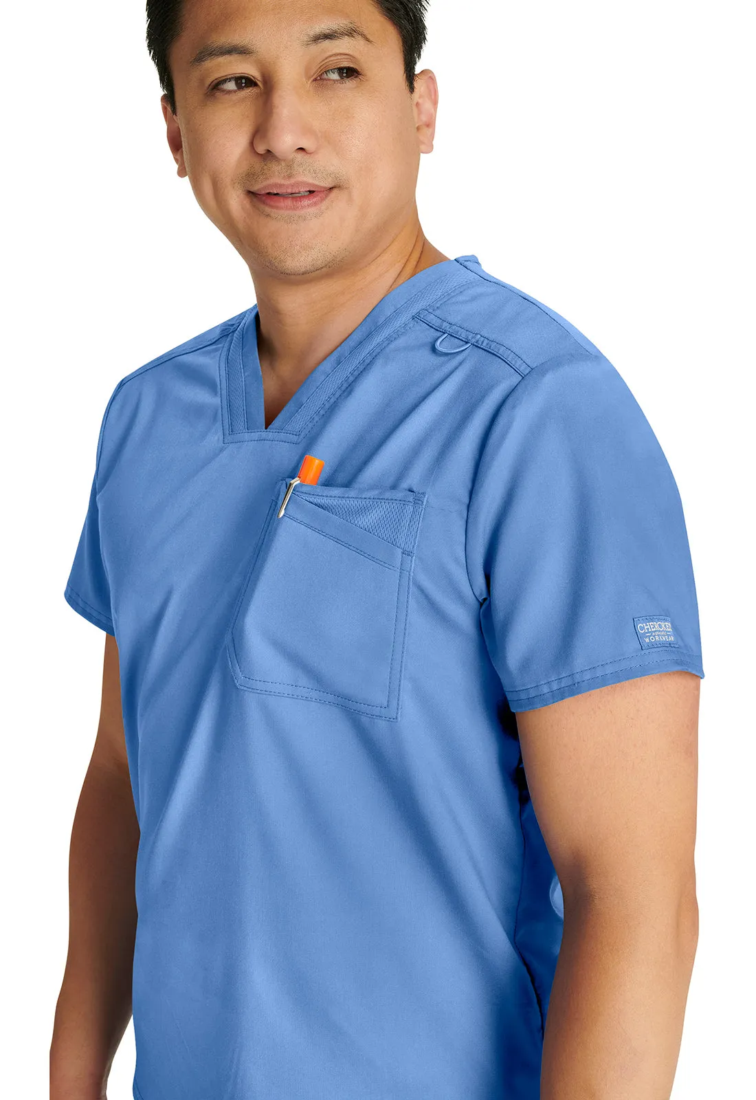 Cherokee WW Revolution Men's Modern Fit V-Neck Scrub Top WW751