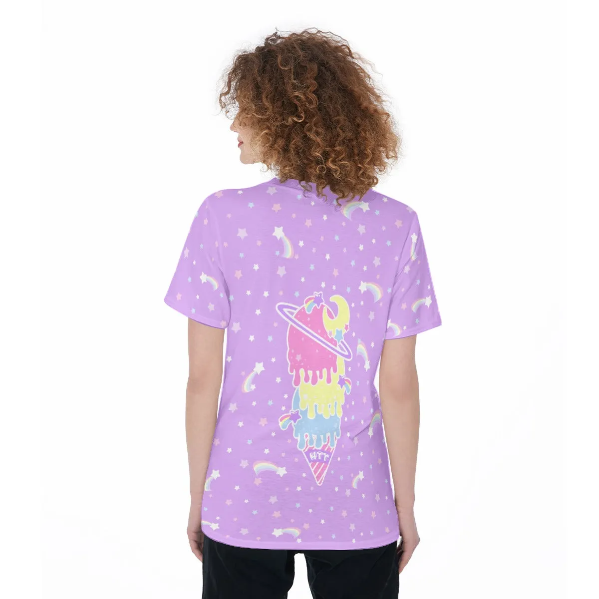 Cosmic Ice Cream Purple Tee