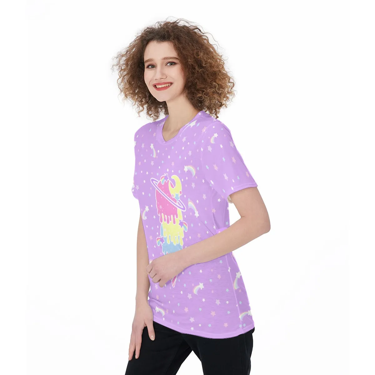 Cosmic Ice Cream Purple Tee