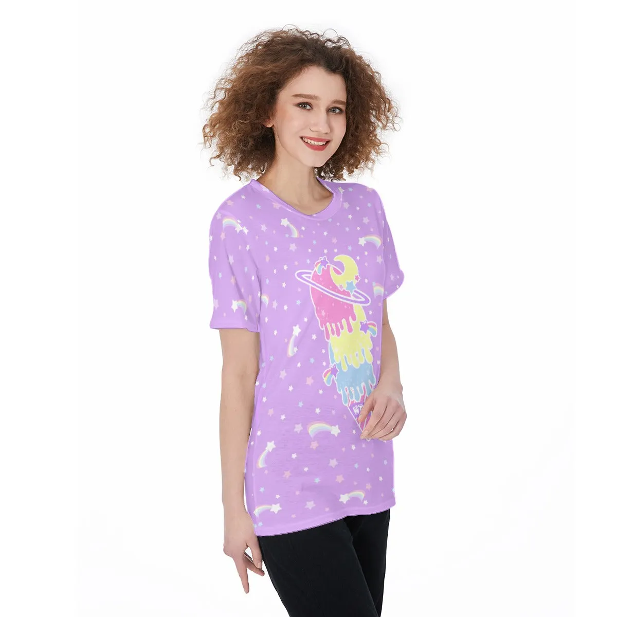 Cosmic Ice Cream Purple Tee