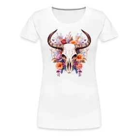 Damen T-Shirt mit Totenkopf Motiv "Boho Skull"