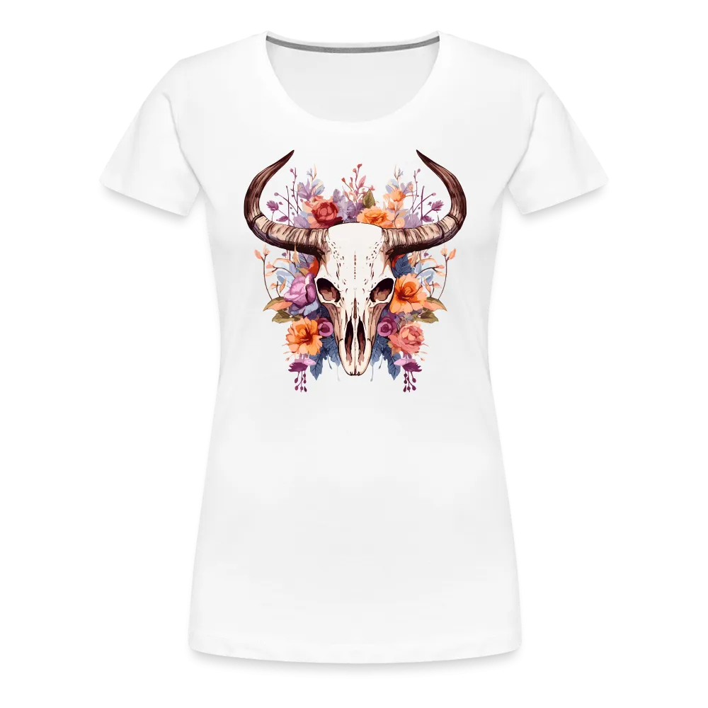 Damen T-Shirt mit Totenkopf Motiv "Boho Skull"