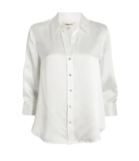 Dani 3/4 Sleeve Shirt in Ivory