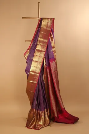 Designer Kanjivaram Pure Silk Handwoven Saree