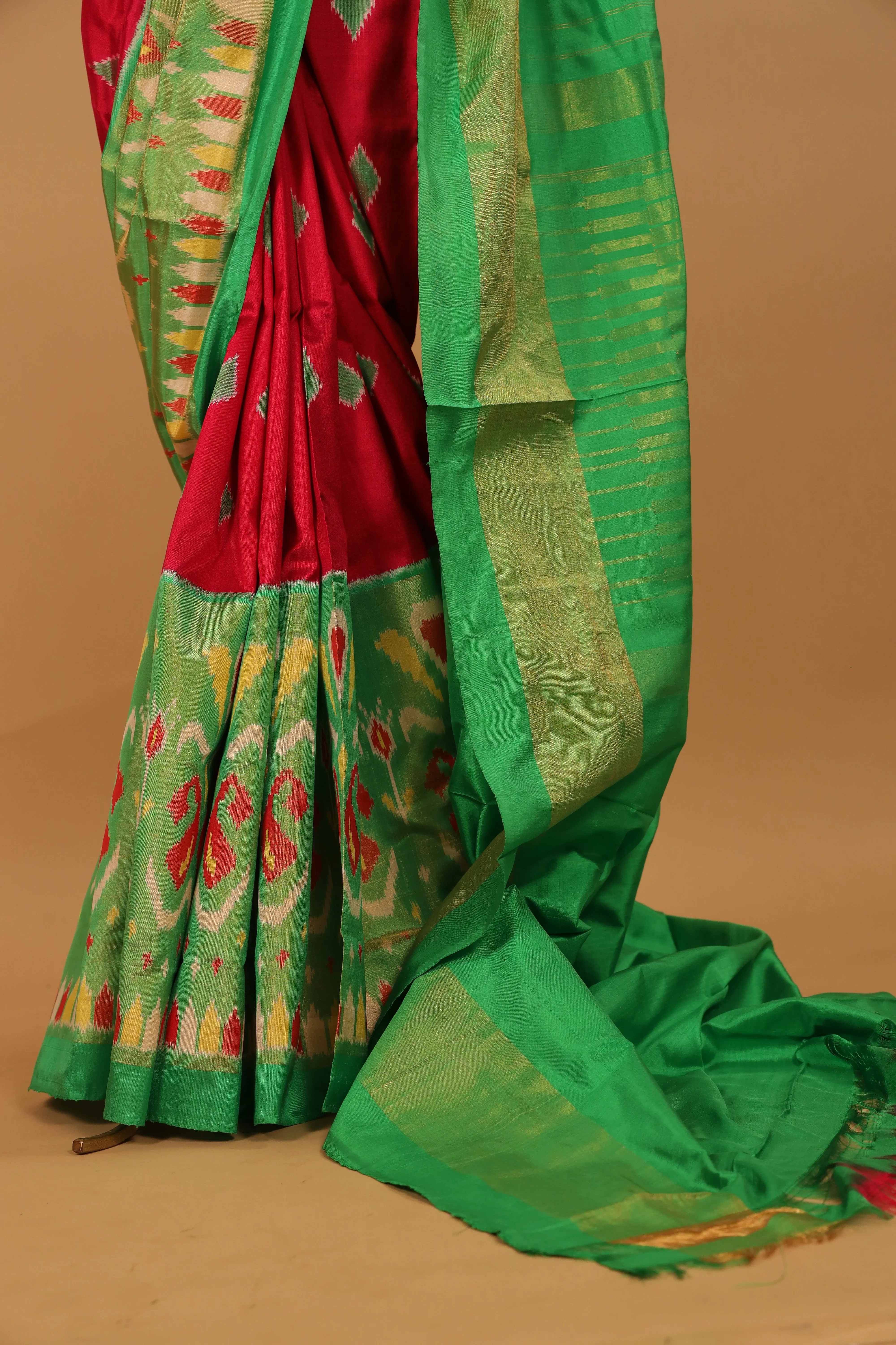 Designer Patola pure silk handwoven saree