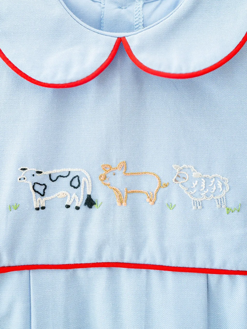 Embroidered Bubble - Farm Animals