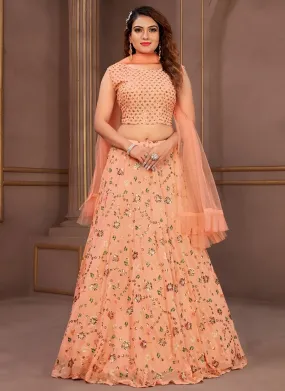 Embroidered Fancy Partwear Lehenga Choli