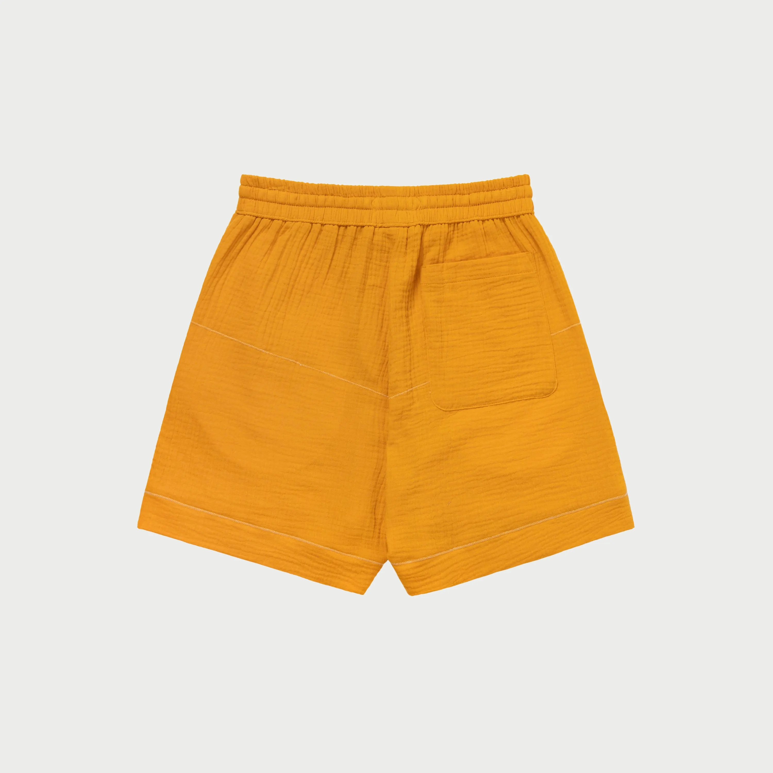 Embroidered Vacation Shorts (Gold)