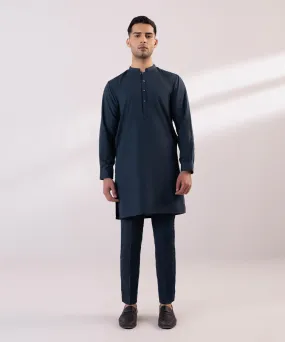 Embroidered Wash & Wear Suit