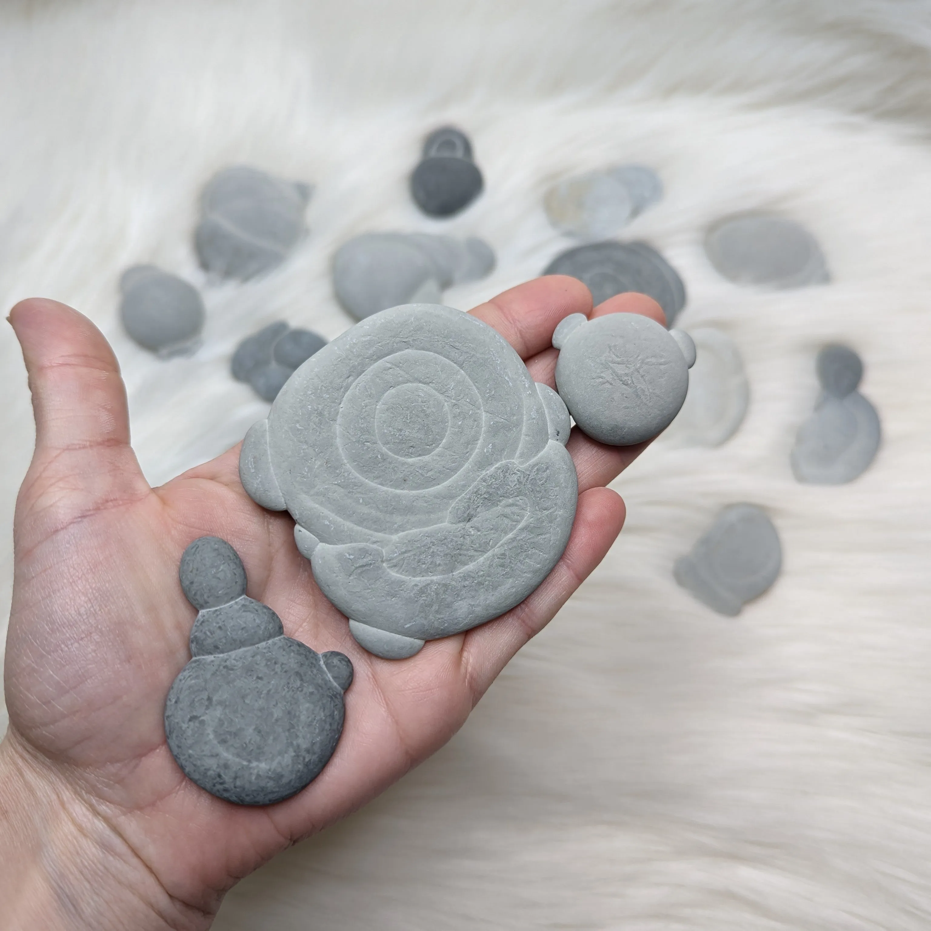 Fairy Stone Set of Four~ Unique Shapes from Quebec