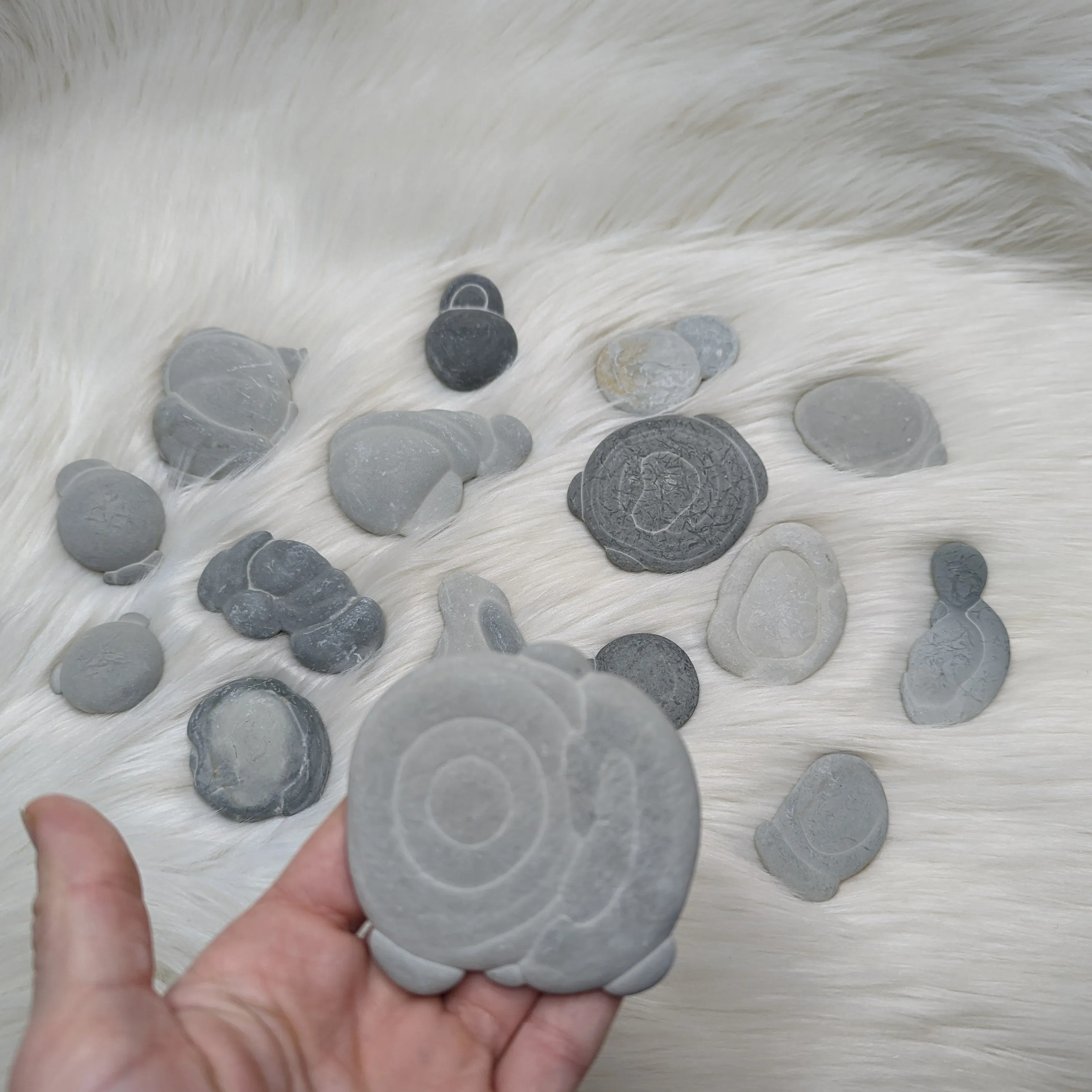 Fairy Stone Set of Four~ Unique Shapes from Quebec