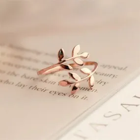 Greek Leaf Ring