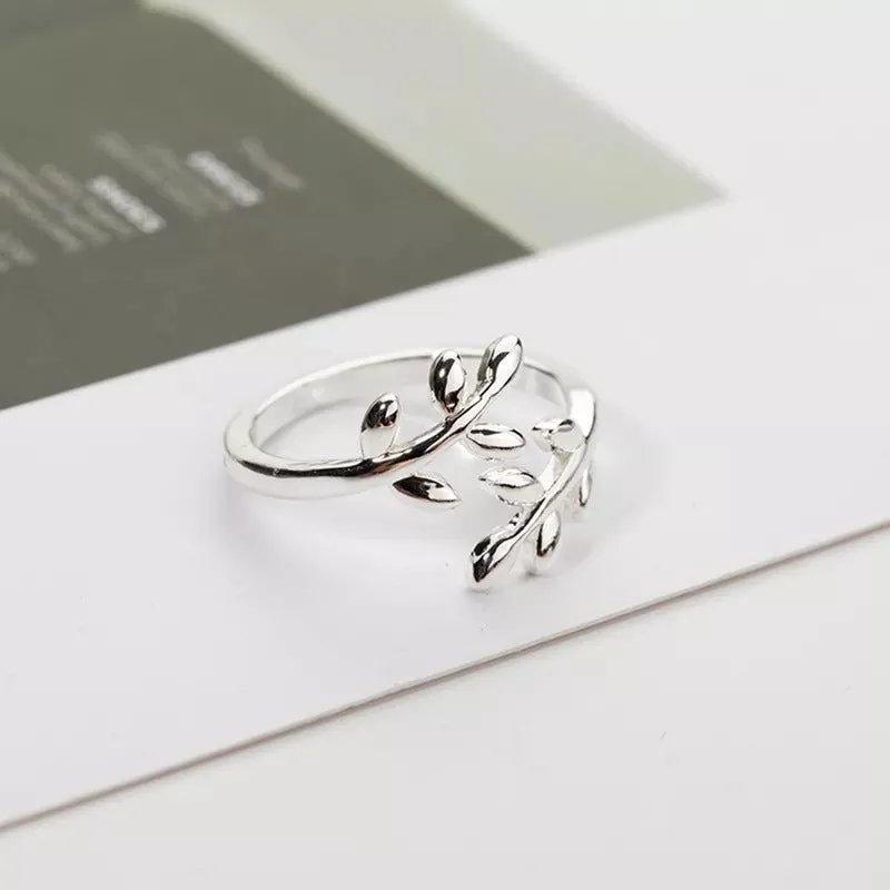 Greek Leaf Ring