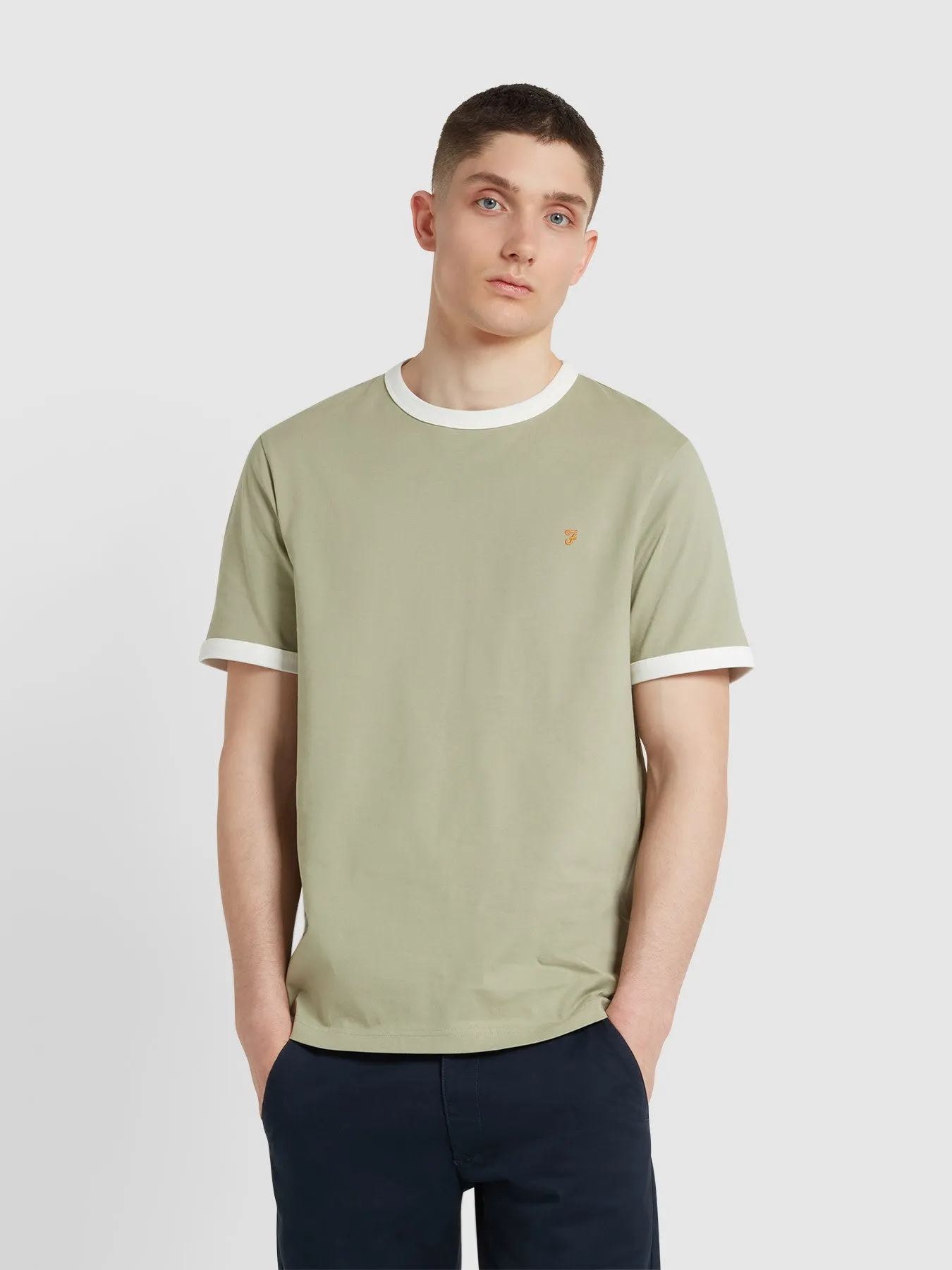 Groves Regular Fit Organic T-Shirt In Balsam