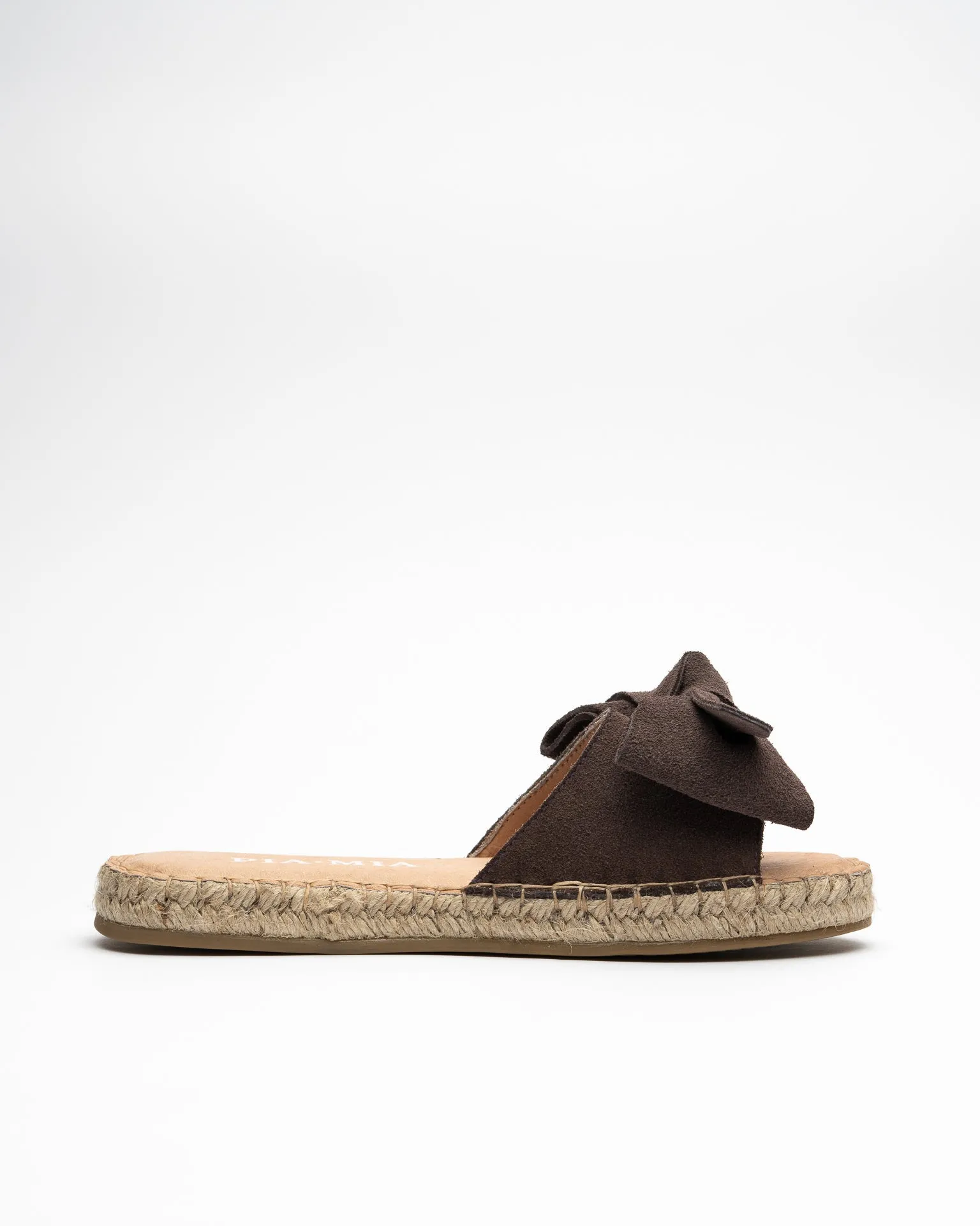 Havana Dark Purple bow espadrille