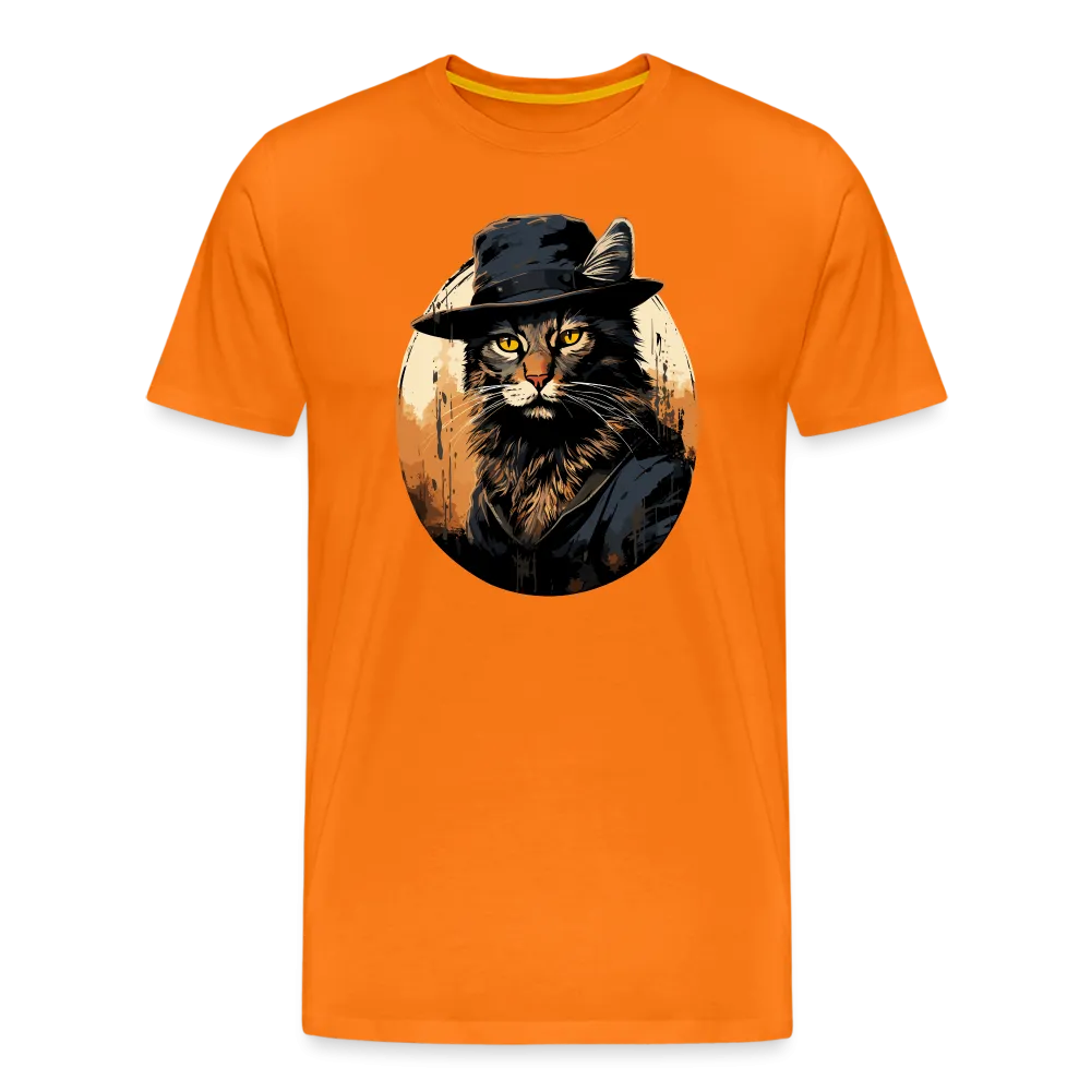 Herren T-Shirt mit Katzenmotiv "Bayou Cat 2"