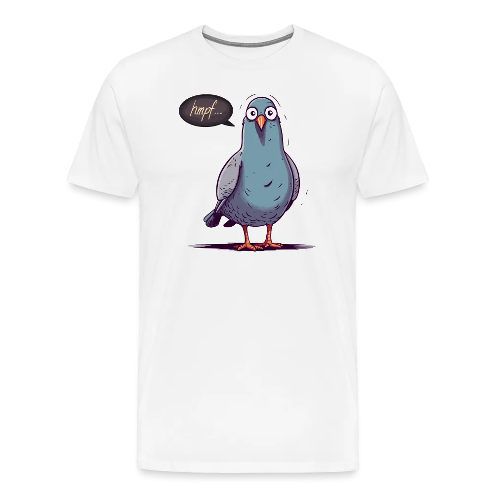 Herren T-Shirt mit Vogelmotiv "Hmpf-Taube"