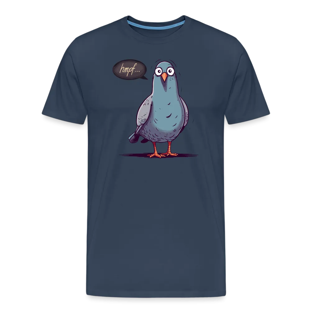 Herren T-Shirt mit Vogelmotiv "Hmpf-Taube"