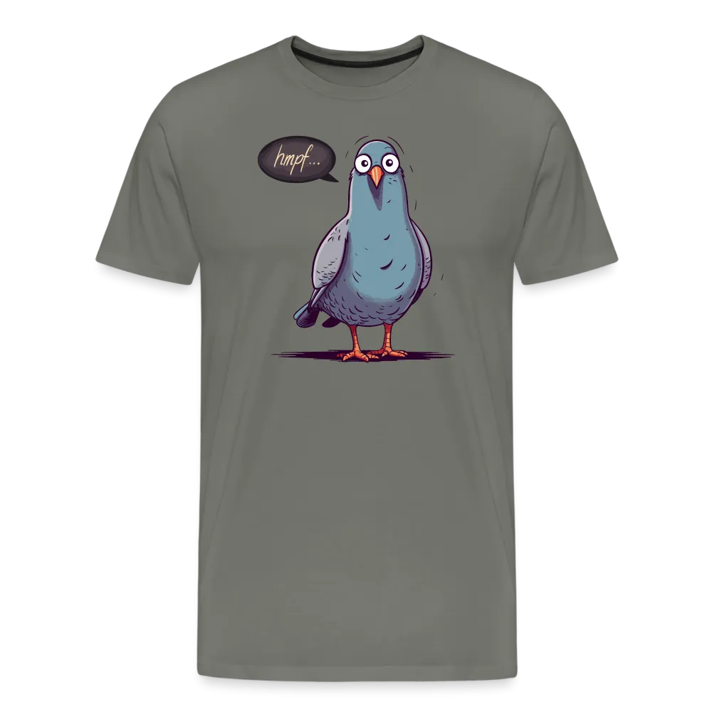 Herren T-Shirt mit Vogelmotiv "Hmpf-Taube"