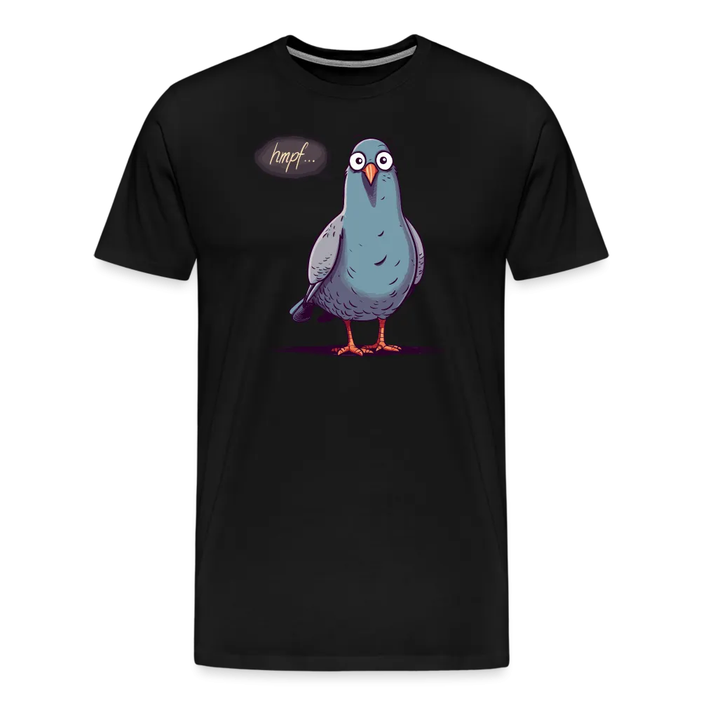 Herren T-Shirt mit Vogelmotiv "Hmpf-Taube"