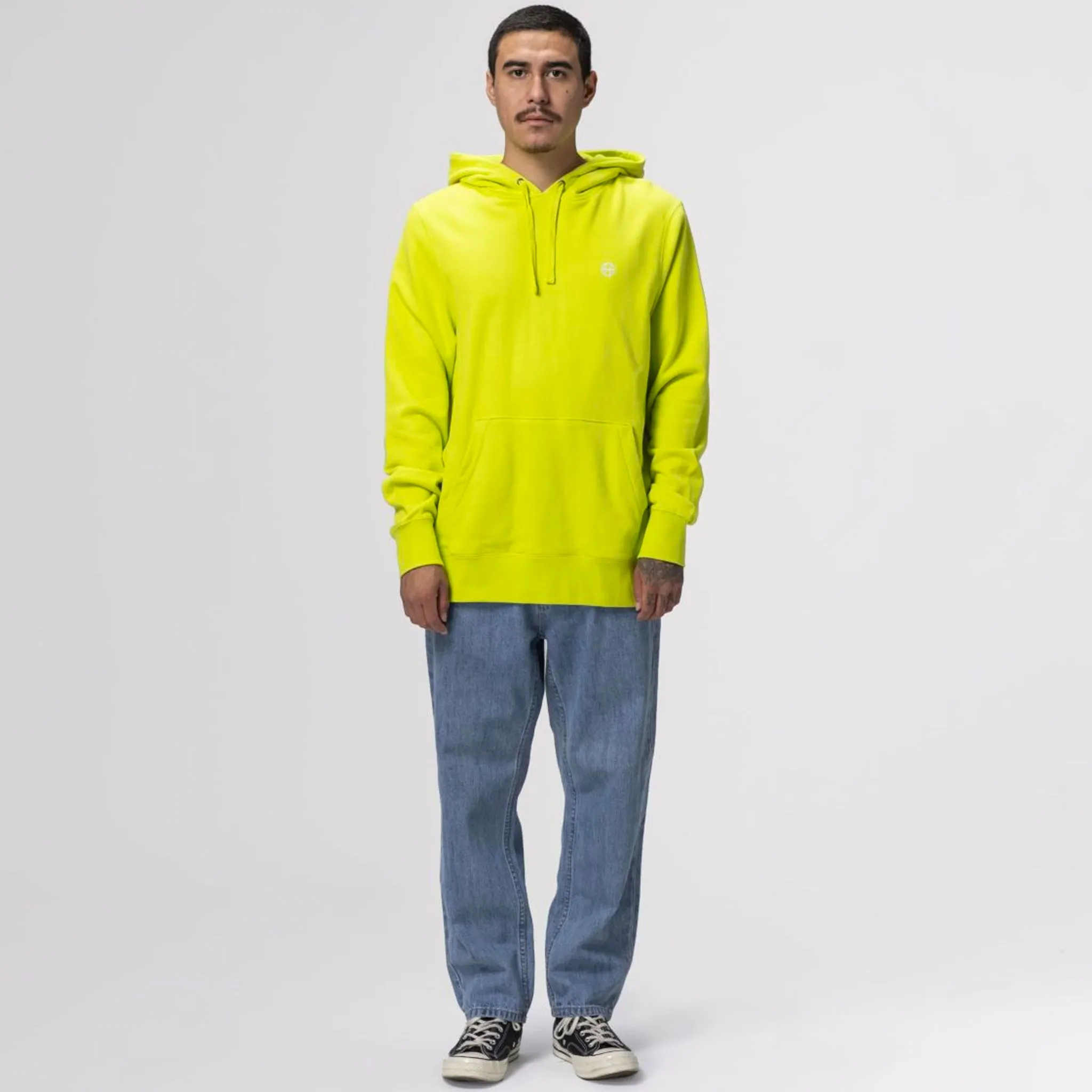 HUF Vivid Fleece Hoodie (Bio Lime)