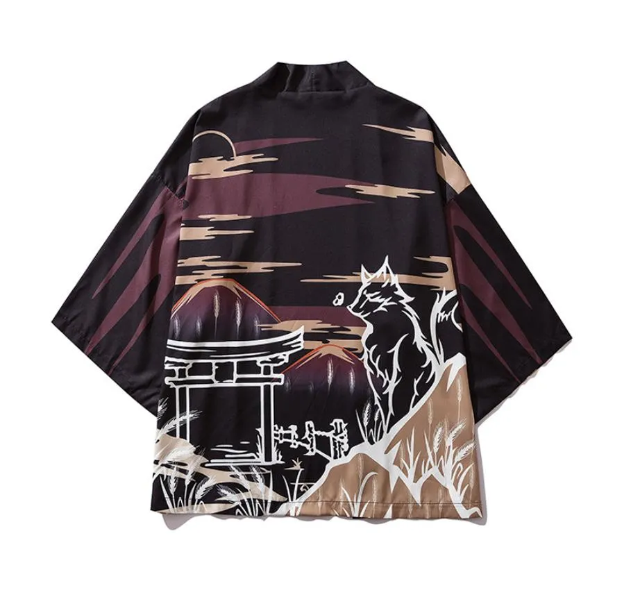 Inari shrine Kimono Shirt | Anime Kimono