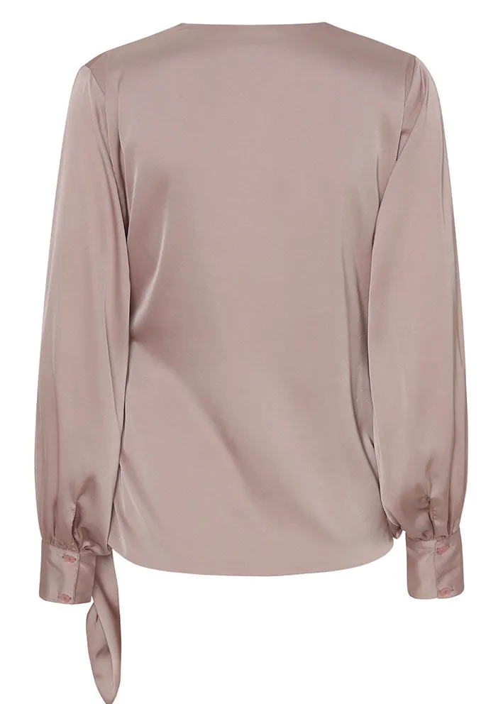 Karmamia Ines Blouse - Sl-om-bluse - Blush