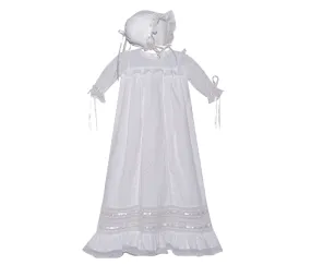 Kennedy Christening Gown   Bonnet | Vintage White