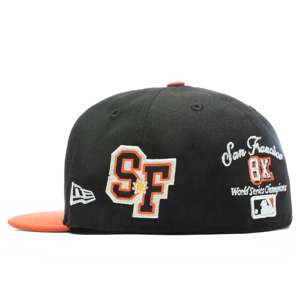 Letterman 59FIFTY Fitted - San Francisco Giants