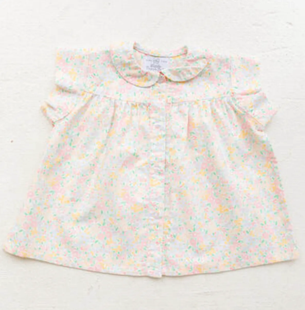 Little Paper Boat - Frannie 2 Piece Bloomer Set in Disty Floral