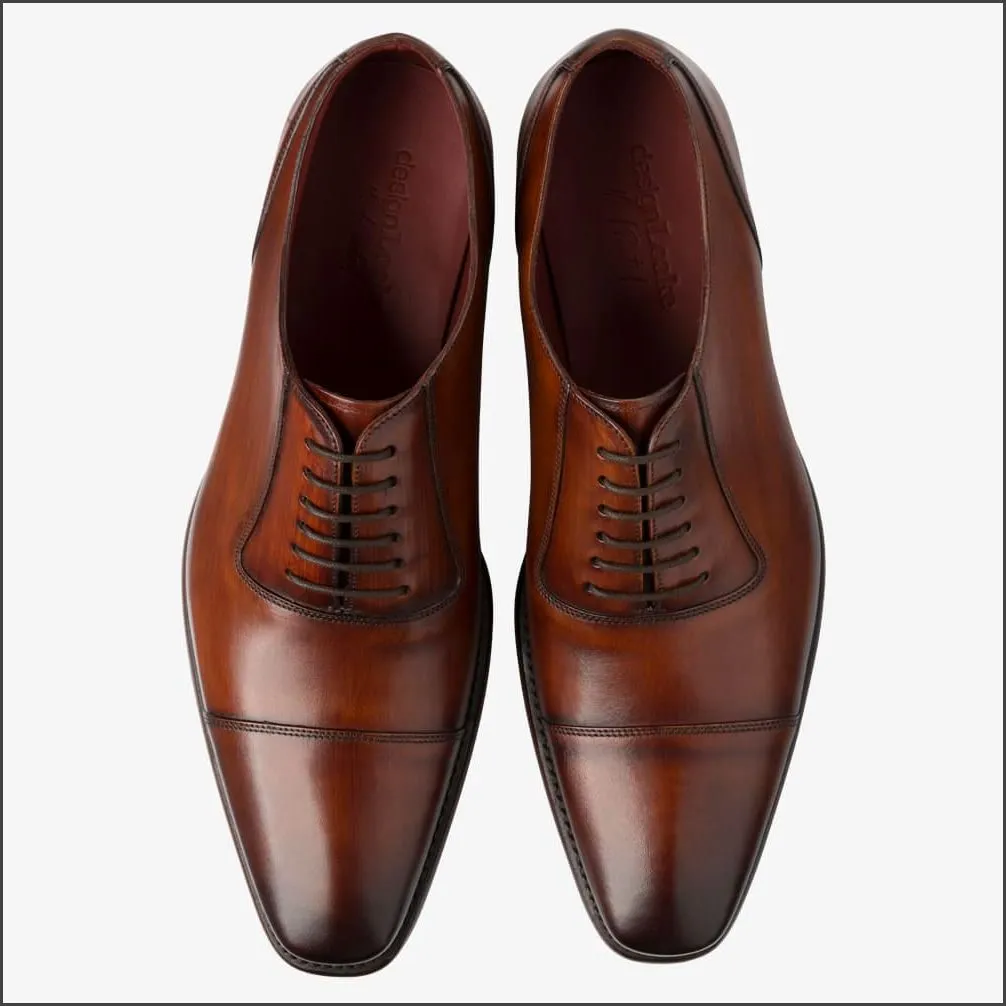 Loake Larch Chestnut Brown Oxford Size 6.5 Only*